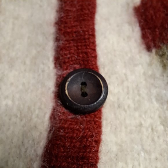 Vintage GAM women cardigan SKI Sz M WOOL TRULY STUNNING GORPCORE SKI NOVELTY - Picture 4 of 10